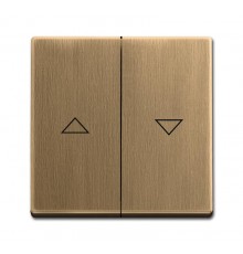 Клавиша для выключатель жалюзи с/без фиксации, серия Династия, Латунь античная  1751-0-3120   2CKA001751A3120  ABB