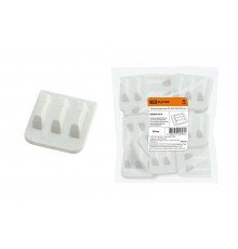 Заглушка для шин 3П 63А  (50 шт.)  SQ0802-0019  TDM