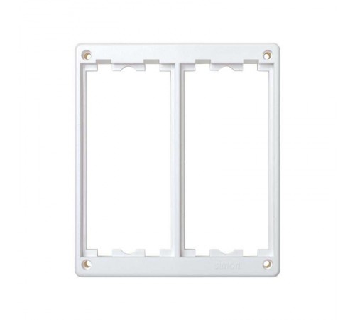 Simon Connect Рамка на 2 S-модуля к монт.коробкам SM250, SM260, Сима Класик, белый  SM202-9  Simon