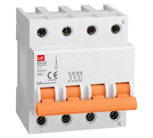 Автоматический выключатель BKN 4P C40A  061403388B  Lsis