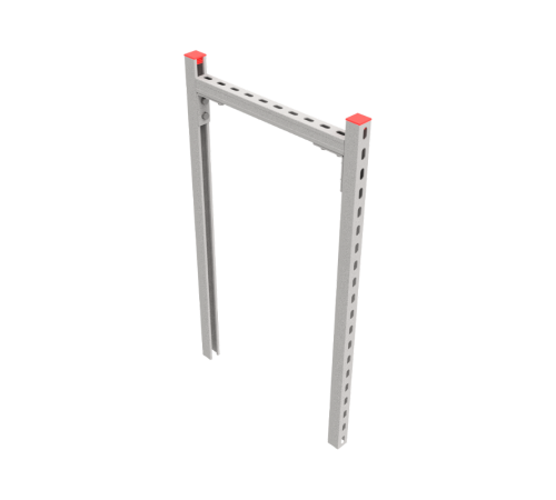 Опорная конструкция для гор. прямоуг. воздуховодов  TECHNORAPTOR 500х1000  KM-TR-SSHRAD-500-1000  КМ - профиль