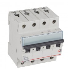 Выключатель автоматический четырехполюсный TX3 6000 40А B 6кА  404018  Legrand