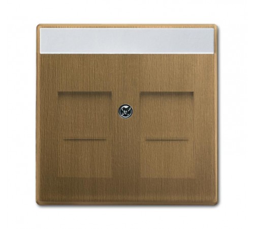 Накладкадля розеток с супп. 1810, 1812, 1814, 1816 и 1818, с полем для надписи, 1816, 1818, серия Династия  1710-0-4085   2CKA001710A4085  ABB