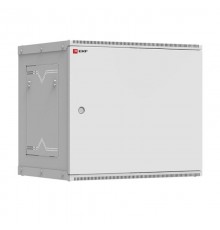 Шкаф телекоммуникационный настенный разборный 9U (600х350) дверь металл, Astra A серия EKF Basic  ITB9M350D  EKF