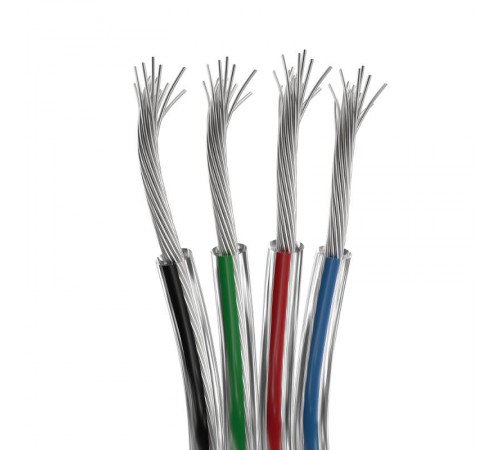 Шлейф питания ARL-18AWG-CLEAR-4Wire-CU (Arlight, -)  034962  Arlight