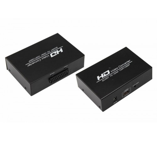 Конвертер SCART на HDMI, металл  17-6905  REXANT