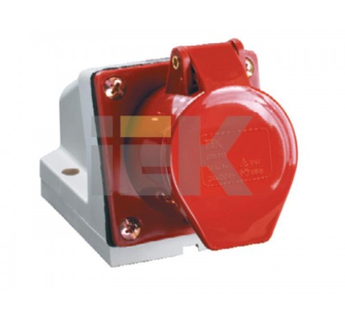 Розетка 125 стационарная 3Р+РЕ+N 32А 380В IP44  PSR12-032-5  IEK