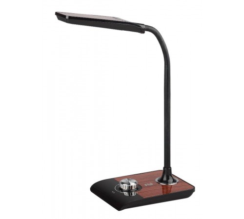 Светильник настольный светодиодный NLED-473-10W-BK черный с деревом  Б0033305  ЭРА