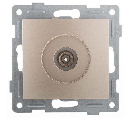 Bravo Механизм антенной розетки, одинарная, СУ, шампань  С10А1-027  GUSI Electric