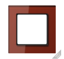 Рамка 4-кратная; красный оксид  AC584GLRT  Jung