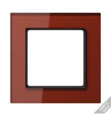 Рамка 5-кратная; красный оксид  AC585GLRT  Jung