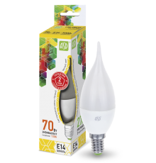 Лампа светодиодная LED-СВЕЧА НА ВЕТРУ-standard 7.5Вт 230В Е14 3000К 675Лм  4690612004556  ASD