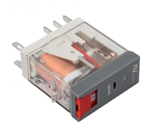 Реле промежуточное с кнопкой и мех. Индикацией RPAt 22/2 8A 230В AC rpat-22-2-230ACEKF