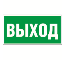 Указатель "Выход"  NPU-2714.Е22  Белый Свет 2000
