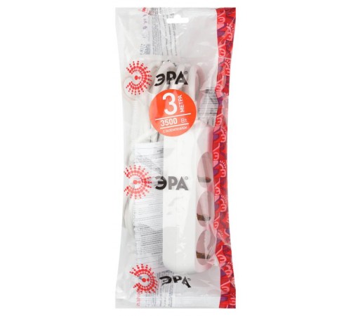 Удлинитель 3 гнезда 3м с/з 16А U-3e-3m ПВС  Б0028370  ЭРА