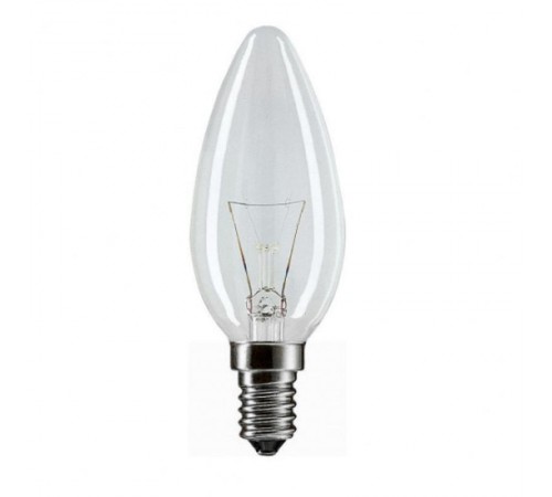 Лампа накаливания ЛОН Stan 60W E14 230V B35 CL 1CT/5X10F  926000009521  PHILIPS