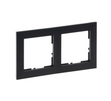 SUNO Рамка декоративная универсальная 2-постовая Цвет "Блэк пиксел"  721572  Legrand