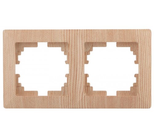 4-502-11 Intro Рамка на 2 поста, СУ, Solo, сосна  Б0043416  Intro