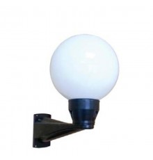 Светильник садово-парковый Шар 200 Г НБУ 06-40-01 опал пмма /корпус черный  1030480154  Элетех