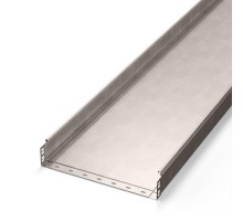 Лоток неперфорированный Стандарт INOX (AISI 409) 400х80х3000 (1,0 мм) (6 м/уп)  PR16.2402  Промрукав