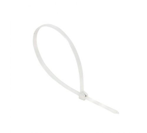 Хомут нейлоновый со стальным зубом (б), 4x200 (100шт) EKF PROxima  plc-fl-ctsbw-4x200  EKF