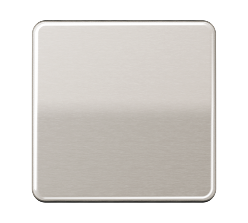 Одинарная клавиша для балансирных механизмов выключателей (кнопок), в комплекте с CD90MHP (крепежный элемент); металл; платина; CD500  CD590PT  Jung