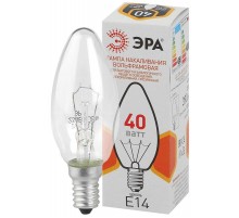Лампа накаливания ЛОН ДС (B36) свечка 40Вт 230В E14 цв. упаковка  Б0039127  ЭРА