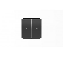 Клавиша для механизма выключателя жалюзи 8144 и 8144.1, серия SKY, цвет чёрный барх.2CLA854400A1501 ABB