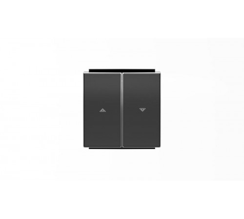 Клавиша для механизма выключателя жалюзи 8144 и 8144.1, серия SKY, цвет чёрный барх.2CLA854400A1501 ABB