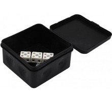 КРП 2404-08, Коробка разветвительная противопожарная (огнестойкая), черный 100х100х50  КРП 2404-08  HEGEL