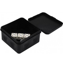 КРП 2404-08, Коробка разветвительная противопожарная (огнестойкая), черный 100х100х50  КРП 2404-08  HEGEL