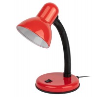 Светильник настольный на основании N-120 40Вт ЛН/КЛЛ Е27 красный  Б0022332  ЭРА