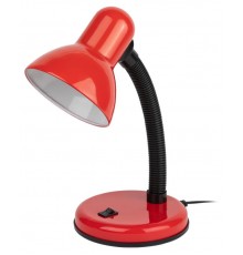 Светильник настольный на основании N-120 40Вт ЛН/КЛЛ Е27 красный  Б0022332  ЭРА