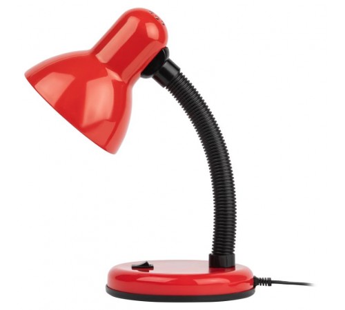 Светильник настольный на основании N-120 40Вт ЛН/КЛЛ Е27 красный  Б0022332  ЭРА
