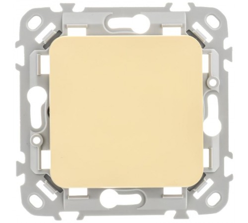 FLITE Выключатель 1-клавишный 10А ВС11-1-0-ФлН навахо  FI-V10-0-10-1-K87  IEK