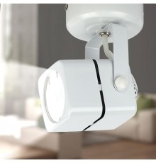 Светильник трековый OL3 GU10 WH накладной, белый  Б0044263  ЭРА