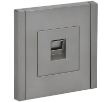 FORTE&PIANO Розетка комп. RJ45 кат.5E FP532 сталь  FP-K10-1-K46  IEK