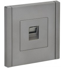 FORTE&PIANO Розетка комп. RJ45 кат.5E FP532 сталь  FP-K10-1-K46  IEK