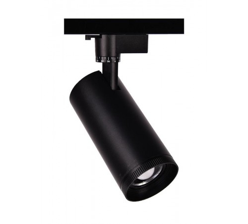 Светильник светодиодный трековый однофазный PTR 0728 ZOOM 28w 3000K 15-60° BL (чёрный) IP40  .5034358  JAZZWAY