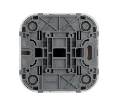 Quteo Белый Выключатель 2-клавишный 10А  782202  Legrand