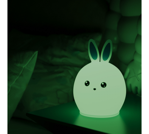Настольный светодиодный детский ночник NN301 2W RGB, Li-ion, USB кабель , кролик 1/10/40  NN301  Gauss
