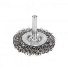 Щетка дисковая для дрели, витая стальная проволока, 50мм  KR-91-1244  Kranz
