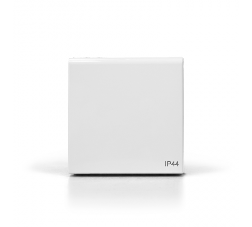 ArtGallery Белый Розетка с заземлением со шторками с крышкой, 16А, IP44,  механизм, быстрозажим. клем.  GAL440146S  SE