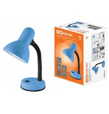 Светильник настольный на основании 60Вт ЛН/КЛЛ/LED Е27 синий  SQ0337-0104  TDM