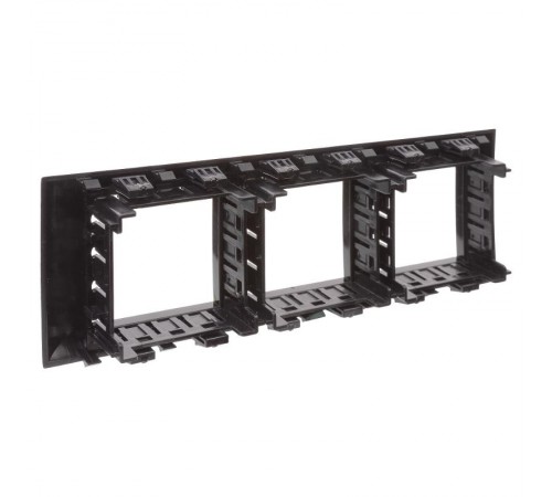 Рамка-суппорт "Avanti" черный для "In-liner Front", 6 мод.  4402916  DKC