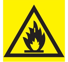 Самоклеящаяся этикетка: 150х150 мм, "Пожароопасно"  YPC20-POGOP-2-010  IEK