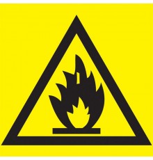 Самоклеящаяся этикетка: 150х150 мм, "Пожароопасно"  YPC20-POGOP-2-010  IEK