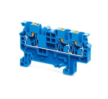 Клемма с 3-мя контактами push-in OptiClip СP-2,5-TRIPLET-I-BU-синий  331845  КЭАЗ
