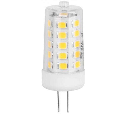 Лампа светодиодная  GREEN LINE LED G4-JC-5W-830-12V GL G4 5Вт капсула теплый белый свет  Б0067190  ЭРА