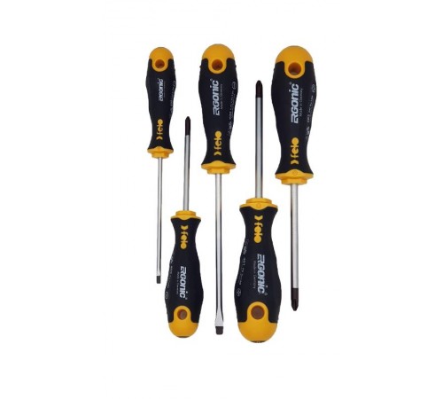 Набор отверток Ergonic SL, PH, PZ с пассатижами 180 мм в сумке  40096604  Felo